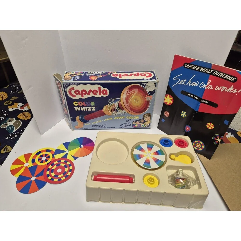 Vintage Capsela Color Whizz PLAY-JOUR 1990s In Box Complete with Instructions.
